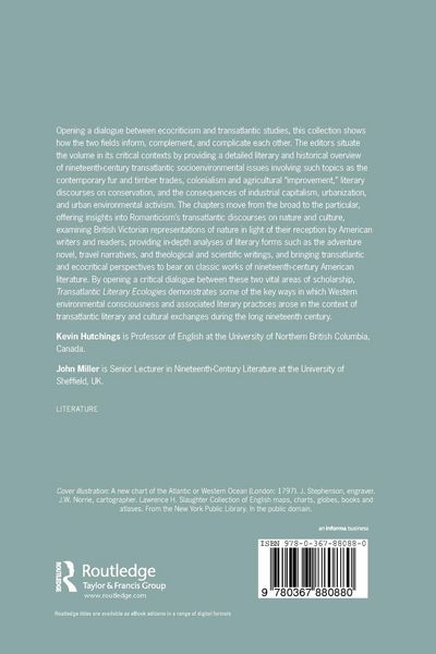 Produktbild: Transatlantic Literary Ecologies