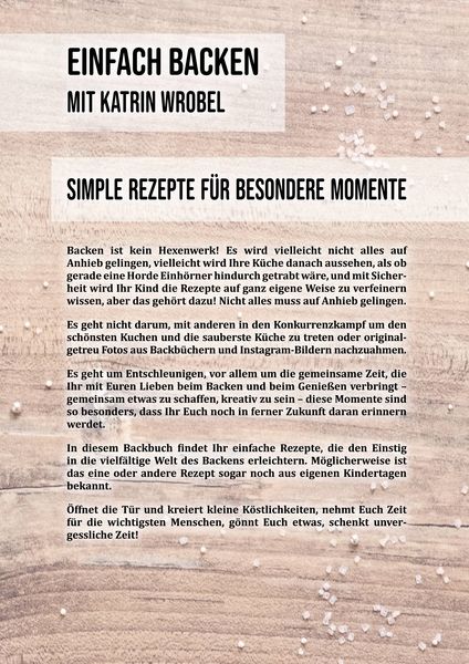 Produktbild: Einfach backen mit Katrin Wrobel