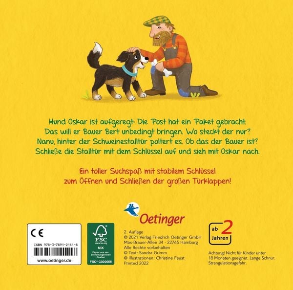 Produktbild: Mein erstes Schl&uuml;sselbuch. Wo ist Bauer Bert?