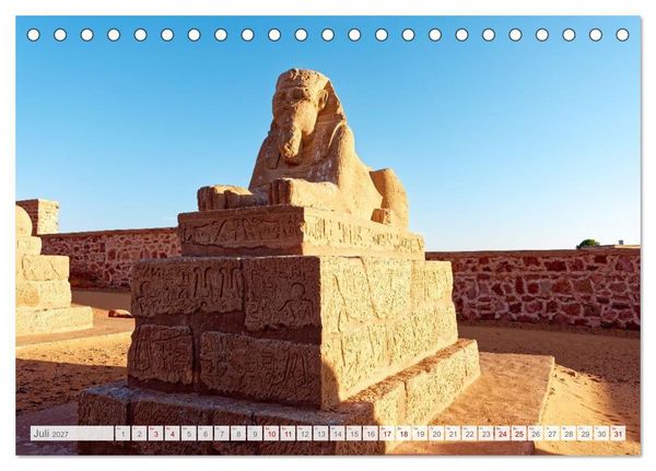 Produktbild: Monumente der Ewigkeit - von Wesiren bis zu C&auml;saren in &Auml;gypten (Tischkalender 2027 DIN A5 quer), CALVENDO Monatskalender