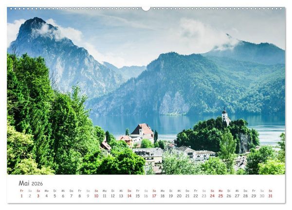 Produktbild: Gemma wandern - Wanderungen im Salzkammergut (hochwertiger Premium Wandkalender 2026 DIN A2 quer), Kunstdruck in Hochglanz