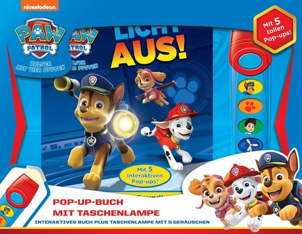 Produktbild: Buch & Sound Spiel-Set, PAW Patrol, Licht aus!