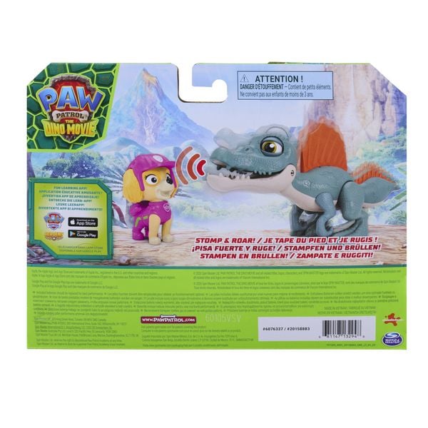 Produktbild: PAW Patrol: Der Dino Film, Roaring Pups, Skye & Spinosaurus Dino-Figur