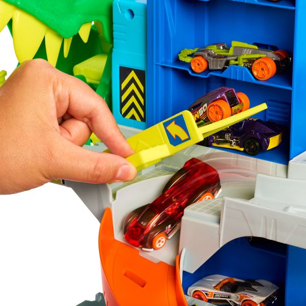 Produktbild: Hot Wheels Ultimat.T-Rex Garage.JHL98