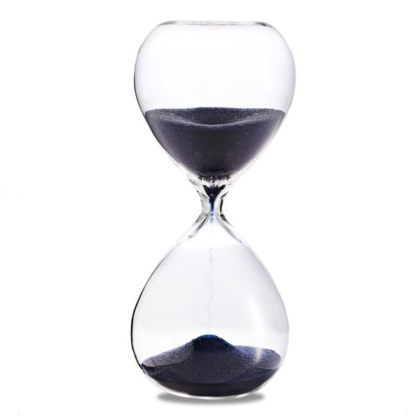 Produktbild: Sanduhr 'Time Out' 5 Minuten , dunkelblau