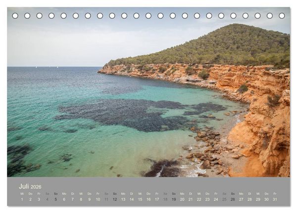 Produktbild: Ibiza - Spanien (Tischkalender 2026 DIN A5 quer), CALVENDO Monatskalender