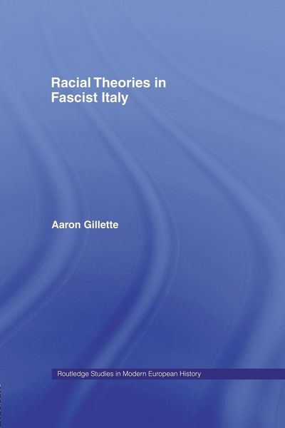 Produktbild: Racial Theories in Fascist Italy