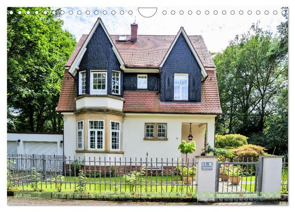 Produktbild: Die Villenkolonie in Buchschlag (Wandkalender 2026 DIN A4 quer), CALVENDO Monatskalender