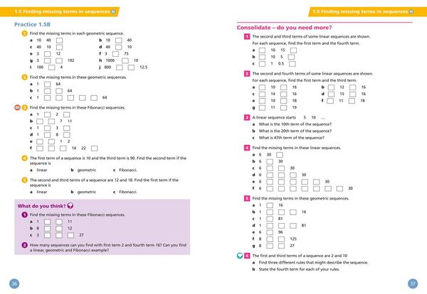 Produktbild: Key Stage 3 Maths Student Book 1