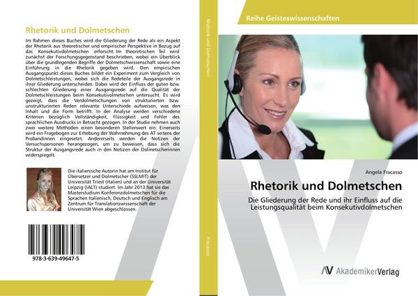 Produktbild: Rhetorik und Dolmetschen