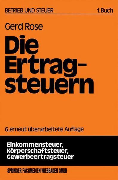 Produktbild: Die Ertragsteuern