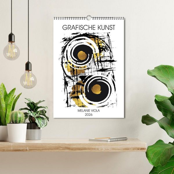 Produktbild: GRAFISCHE KUNST (Wandkalender 2026 DIN A3 hoch), CALVENDO Monatskalender