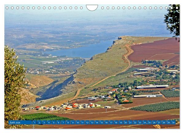 Produktbild: See Genezareth und Jordan-Fluss. Orte der Bibel (Wandkalender 2026 DIN A4 quer), CALVENDO Monatskalender