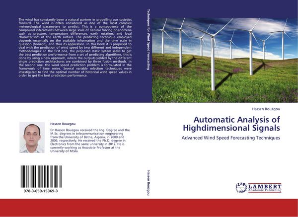 Produktbild: Automatic Analysis of Highdimensional Signals