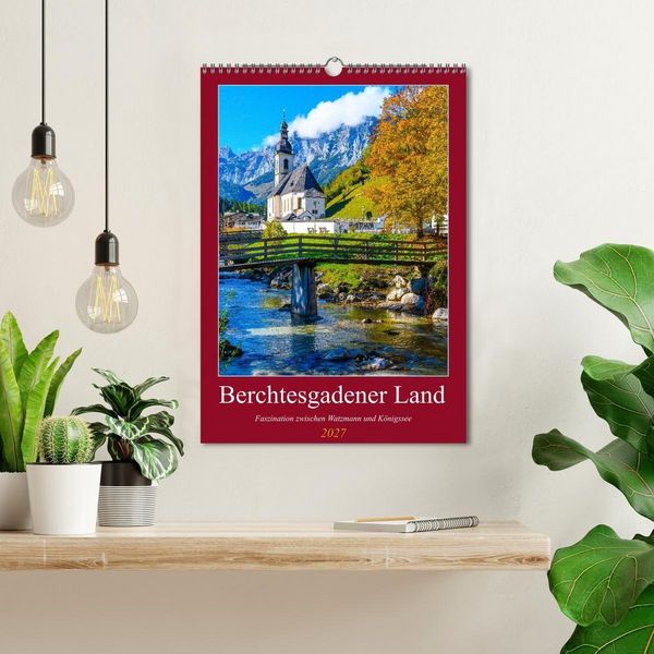 Produktbild: Berchtesgadener Land - Faszination zwischen Watzmann und K&ouml;nigssee (Wandkalender 2027 DIN A3 hoch), CALVENDO Monatskalender