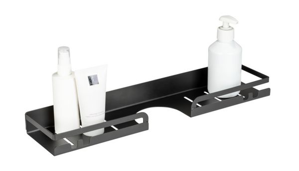Produktbild: Turbo-Loc&reg; Duschstangencaddy Mod. Altarella L, Schwarz, aus Edelstahl