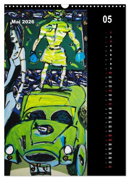 Produktbild: Wolf-Dieter Pfennig Kalender (Wandkalender 2026 DIN A3 hoch), CALVENDO Monatskalender