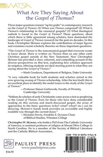 Produktbild: What Are They Saying About the Gospel of Thomas?