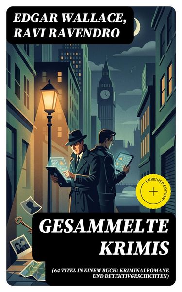 Produktbild: Gesammelte Krimis (64 Titel in einem Buch: Kriminalromane und Detektivgeschichten)