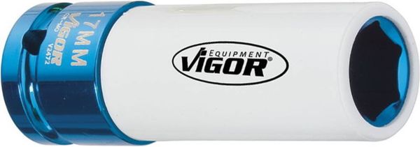 Vigor V2472 Außen-Sechskant Kraft-Steckschlüsseleinsatz 17mm 1/2' (12.5 mm)