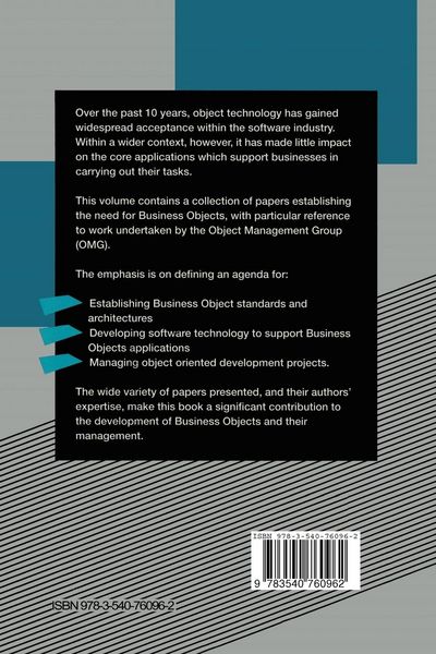 Produktbild: Business Object Design and Implementation