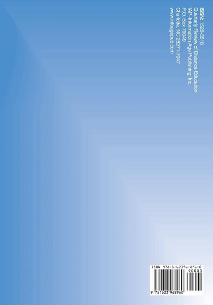 Produktbild: Quarterly Review of Distance Education Vol 15 Issue 2
