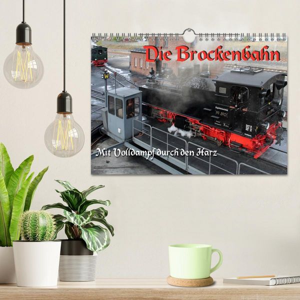 Produktbild: Die Brockenbahn - Mit Volldampf durch den Harz (Wandkalender 2026 DIN A4 quer), CALVENDO Monatskalender