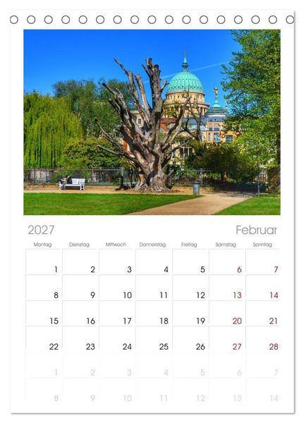 Produktbild: Tischplaner 2027 - POTSDAM. Du bist so sch&ouml;n (A5 Tischkalender zum Aufstellen) CALVENDO