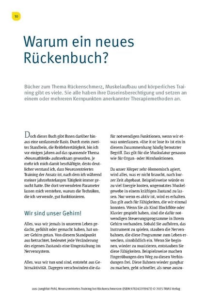 Neurozentriertes Training bei Rückenschmerzen