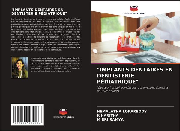 Produktbild: "implants Dentaires En Dentisterie P&eacute;diatrique"