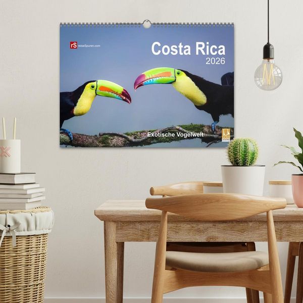 Produktbild: Costa Rica 2026 Exotische Vogelwelt (Wandkalender 2026 DIN A3 quer), CALVENDO Monatskalender