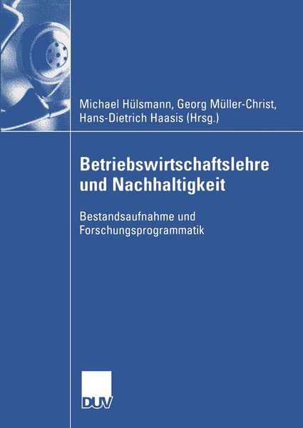 Produktbild: Betriebswirtschaftslehre und Nachhaltigkeit