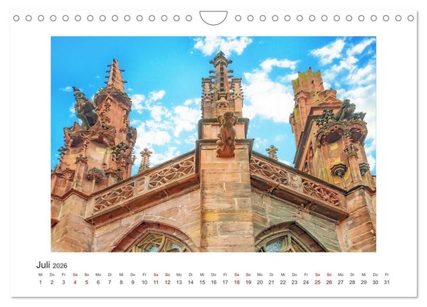 Produktbild: Freiburg - Breisgau Metropole (Wandkalender 2026 DIN A4 quer), CALVENDO Monatskalender