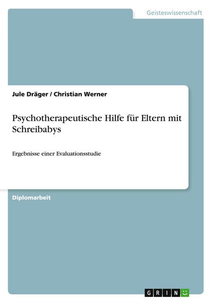 Produktbild: Psychotherapeutische Hilfe f&uuml;r Eltern mit Schreibabys