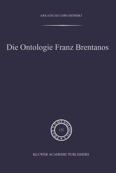 Produktbild: Die Ontologie Franz Brentanos