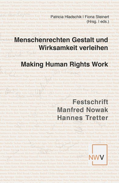 Produktbild: Menschenrechten Gestalt und Wirksamkeit verleihen- Making Human Rights Work