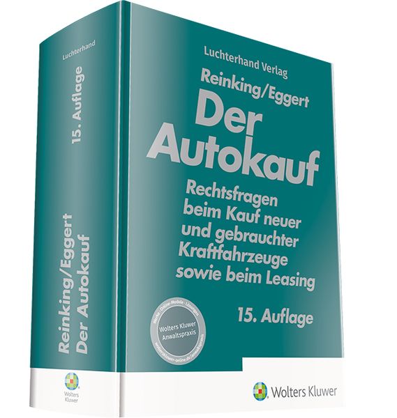 Der Autokauf, Gebundene Ausgabe von Kurt Reinking,Christoph Eggert, Hermann Luchterhand Verlag, 978-3-472-09742-6