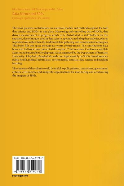 Produktbild: Data Science and SDGs