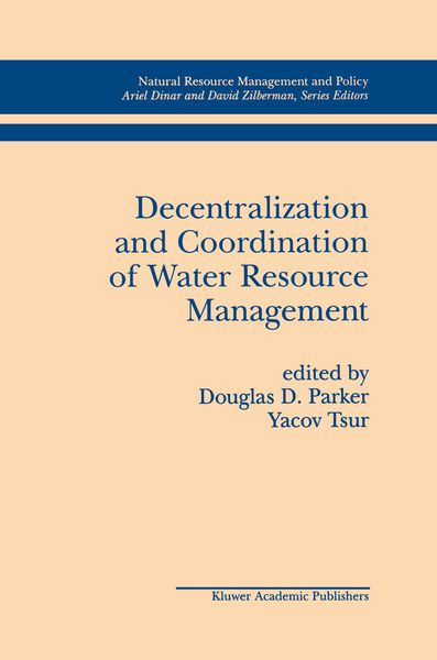 Produktbild: Decentralization and Coordination of Water Resource Management