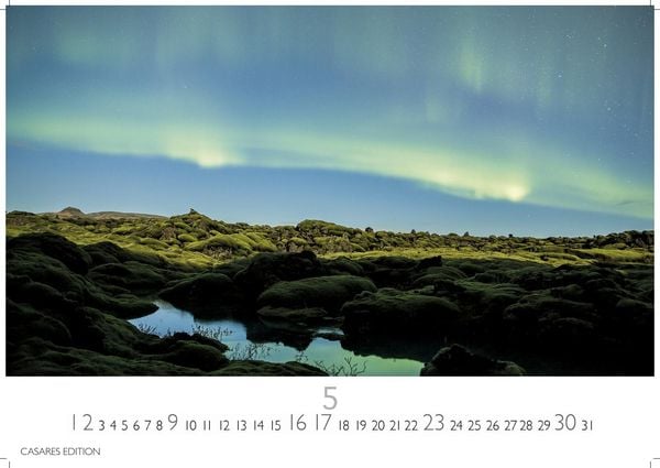 Produktbild: Polarlicht Kalender 2027 &ndash; Wandkalender | Fotokalender Naturkalender 35x50cm Grosses Format - Erleben Sie die Magie der Aurora Borealis &ndash; f&uuml;r Naturenthusiasten