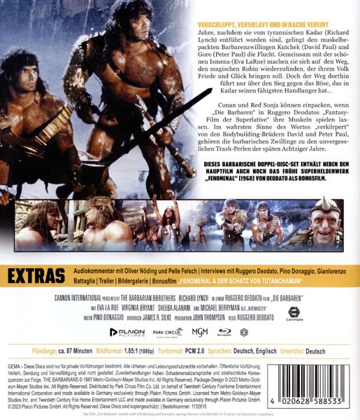 Produktbild: Die Barbaren (Blu-ray) (+Bonus-DVD)