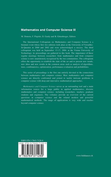 Produktbild: Mathematics and Computer Science III