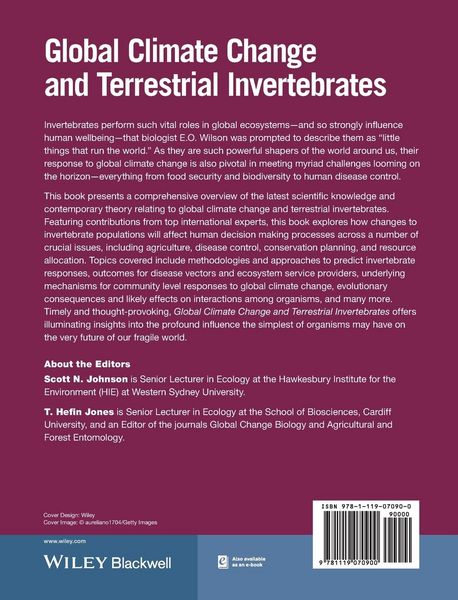 Produktbild: Global Climate Change and Terrestrial Invertebrates