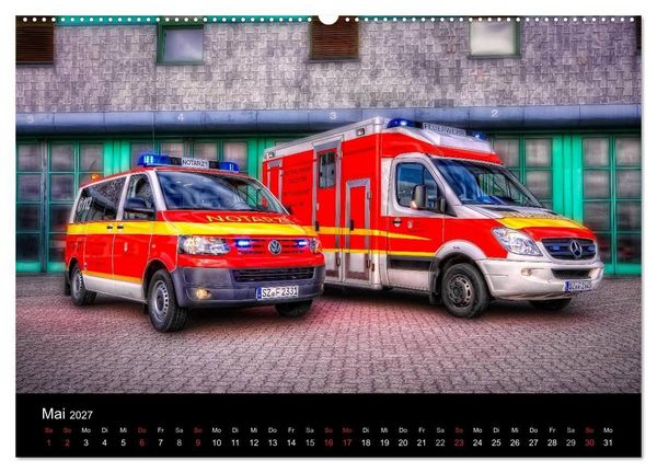 Produktbild: Berufsfeuerwehr Salzgitter (hochwertiger Premium Wandkalender 2027 DIN A2 quer), Kunstdruck in Hochglanz