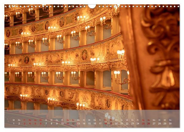 Produktbild: Teatro La Fenice (Wandkalender 2026 DIN A3 quer), CALVENDO Monatskalender