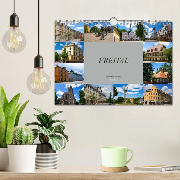 Produktbild: Freital Impressionen (Wandkalender 2026 DIN A4 quer), CALVENDO Monatskalender