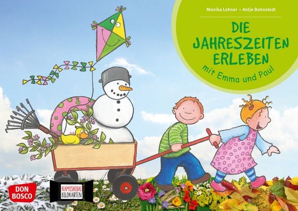 Produktbild: Die Jahreszeiten erleben mit Emma und Paul. Kamishibai Bildkartenset.