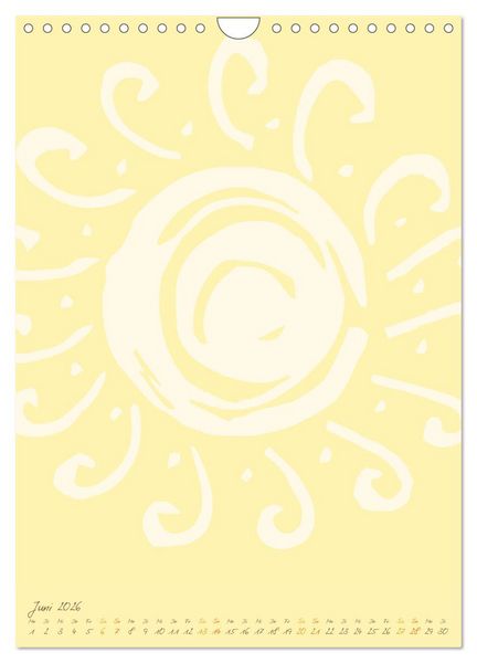 Produktbild: FOTOS & BASTELN - Always the Sun (Wandkalender 2026 DIN A4 hoch), CALVENDO Monatskalender