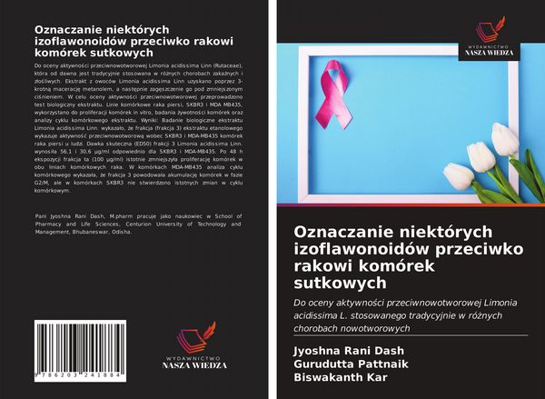 Produktbild: Oznaczanie niekt&oacute;rych izoflawonoid&oacute;w przeciwko rakowi kom&oacute;rek sutkowych