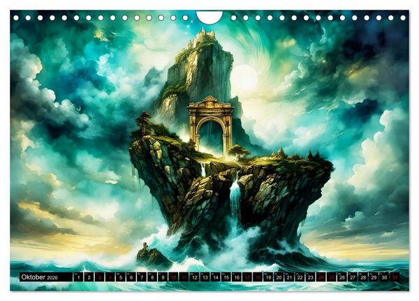 Produktbild: Zeitlose Zeugen der Meere (Wandkalender 2026 DIN A4 quer), CALVENDO Monatskalender